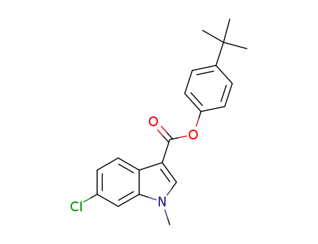 4-(tert-butyl)phenyl 6-chloro-1-methylindole-3-carboxylate