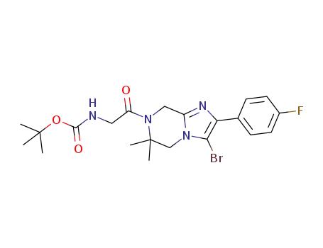 C<sub>21</sub>H<sub>26</sub>BrFN<sub>4</sub>O<sub>3</sub>