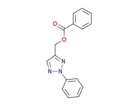 Molecular Structure of 1578191-46-4 ((2-phenyl-2H-1,2,3-triazole-4-yl)methyl benzoate)