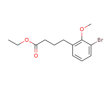 ethyl 4-[3-bromo-2-(methyloxy)phenyl]butanoate