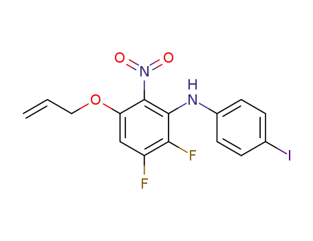 (3-allyloxy-5,6-difluoro-2-nitrophenyl)-(4-iodophenyl)-amine
