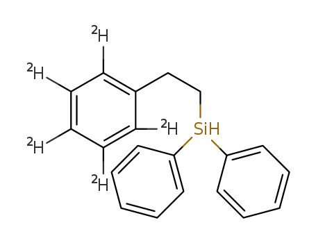 Molecular Structure of 1355957-02-6 (C<sub>20</sub>H<sub>15</sub><sup>(2)</sup>H<sub>5</sub>Si)