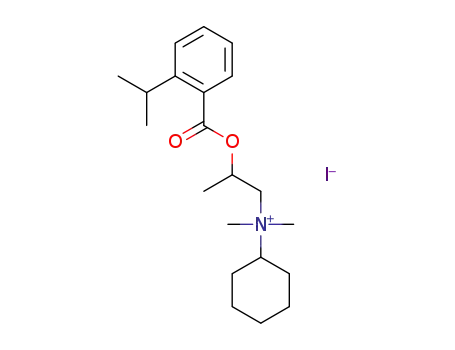 N-[2-((2-isopropylbenzoyl)oxy)propyl]-N,N-dimethylcyclohexanaminium iodide