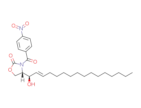 (S)-4-[(R,E)-1-hydroxyhexadec-2-enyl]-3-(4-nitrobenzoyl)-oxazolidin-2-one