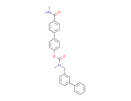 4-(methylcarbamoyl)biphenyl-4-yl N-methyl-N-(3-phenylbenzyl)carbamate