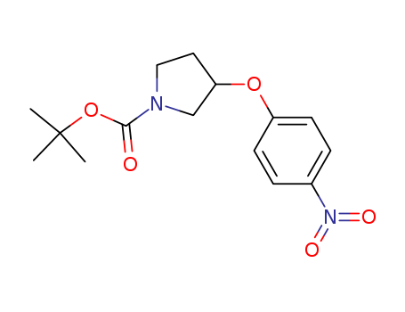 1N-Boc 3-(4'-nitrophenoxy) pyrrolidine cas  405887-36-7