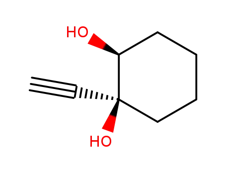 1,2-Cyclohexanediol, 1-ethynyl-, trans- (9CI)