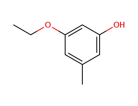 Molecular Structure of 24741-99-9 (3-ethoxy-5-methylphenol)