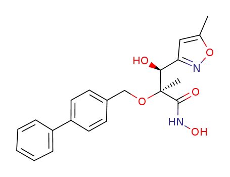 (2S,3S)-2-(biphenyl-4-ylmethoxy)-N,3-dihydroxy-2-methyl-3-(5-methylisoxazol-3-yl)propanamide