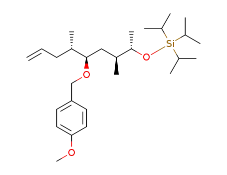 triisopropyl((2S,3S,5R,6S)-5-(4-methoxybenzyloxy)-3,6-dimethylnon-8-en-2-yloxy)silane