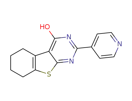 2-(4-pyridinyl)-5,6,7,8-tetrahydro[1]benzothieno[2,3-d]pyrimidin-4(3H)-one