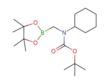 tert-butyl cyclohexyl{(4,4,5,5-tetramethyl-1,3,2-dioxaborolan-2-yl)methyl}carbamate