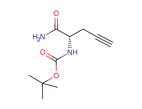 카르밤산, [(1S)-1-(아미노카르보닐)-3-부티닐]-, 1,1-디메틸에틸 에스테르