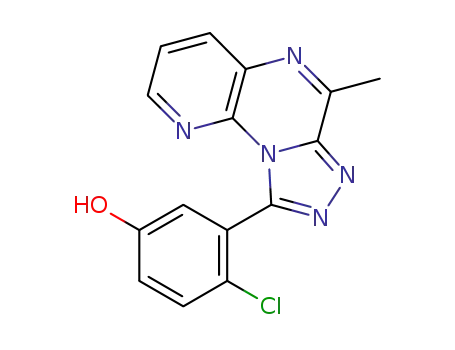 C<sub>15</sub>H<sub>10</sub>ClN<sub>5</sub>O