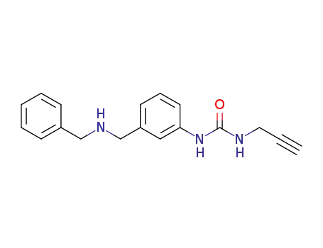 1-(3-((benzylamino)methyl)phenyl)-3-(prop-2-yn-1-yl)urea