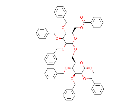 methyl 2,3,4-tri-O-benzyl-6-O-benzoyl-D-glucopyranosyl-α-(1→6)-2,3,4-tri-O-benzyl-α-D-glucopyranoside