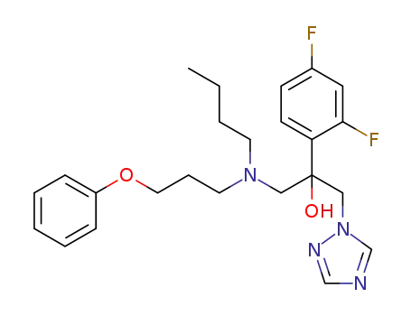 1-(butyl(3-phenoxypropyl)amino)-2-(2,4-difluorophenyl)-3-(1H-1,2,4-triazol-1-yl)propan-2-ol