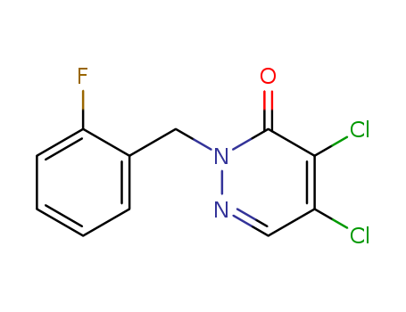 4,5-DICHLORO-2-(2-FLUOROBENZYL)PYRIDAZINE-3(2H)-ONE
