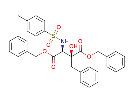 (2S,3S)-dibenzyl 2-benzyl-2-hydroxy-3-(4-methylphenylsulfonamido)succinate