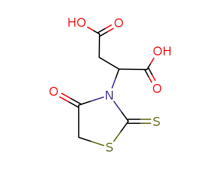 2-(4-oxo-2-sulfanylidene-1,3-thiazolidin-3-yl)butanedioic Acid