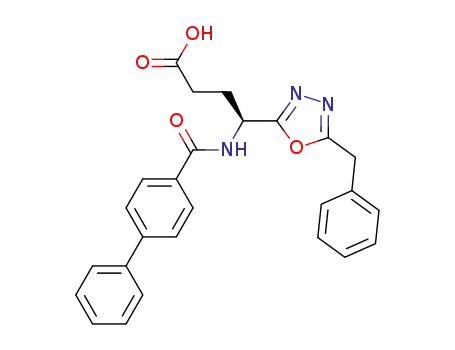 (S)-4-(5-benzyl-1,3,4-oxadiazol-2-yl)-4-biphenyl-4-ylcarboxamidobutanoic acid