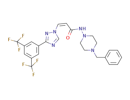 C<sub>24</sub>H<sub>22</sub>F<sub>6</sub>N<sub>6</sub>O