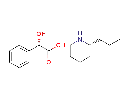 (R)-(-)-coniine (S)-(+)-mandelic acid salt