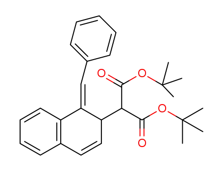 (E)-di-tert-butyl 2-(1-benzylidene-1,2-dihydronaphthalen-2-yl)malonate