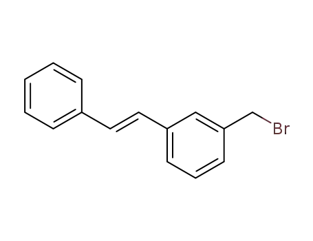 Molecular Structure of 111773-01-4 (Benzene, 1-(bromomethyl)-3-(2-phenylethenyl)-, (E)-)