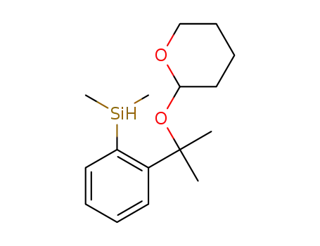 dimethyl(2-(2-((tetrahydro-2H-pyran-2-yl)oxy)propan-2-yl)phenyl)silane
