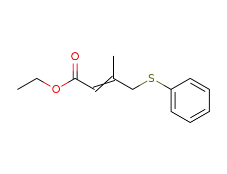3-Methyl-4-phenylthio-2-butensaeure-ethylester