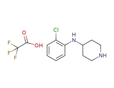 2,2,2-trifluoroacetic acid; N-(2-chlorophenyl)piperidin-4-amine
