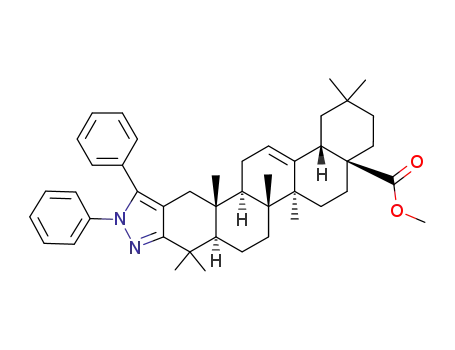 methyl 2,3-(1,5-diphenyl)-1H-pyrazolo-olean-12-en-28-oate