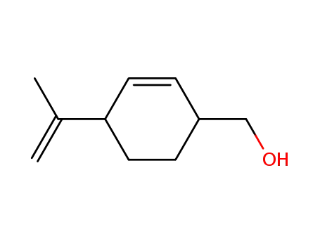Molecular Structure of 58940-40-2 (2-Cyclohexene-1-methanol, 4-(1-methylethenyl)-)