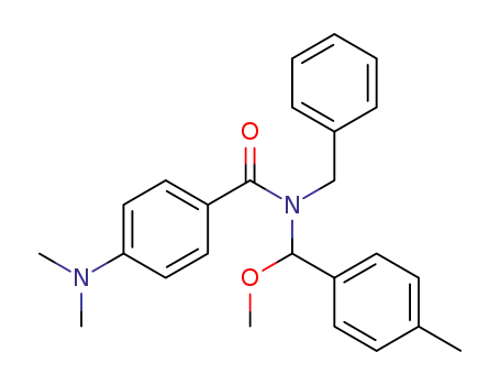 N-benzyl-4-(dimethylamino)-N-(methoxy(p-tolyl)methyl)benzamide