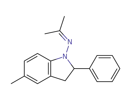 5-methyl-2-phenyl-N-(propan-2-ylidene)indolin-1-amine