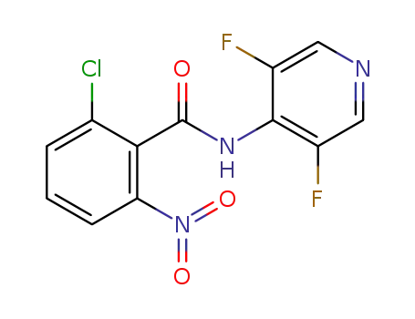 2-chloro-N-(3,5-difluoropyridin-4-yl)-6-nitrobenzamide