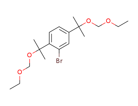 2-bromo-1,4-bis(2-(ethoxymethoxy)propan-2-yl)benzene