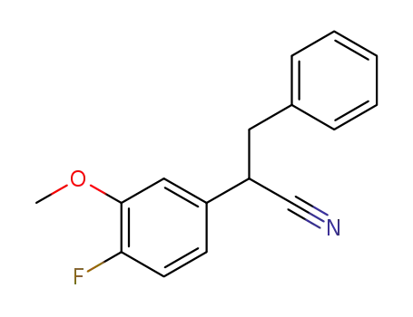 2-(4-fluoro-3-methoxyphenyl)-3-phenylpropionitrile