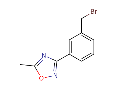 3-[3-(BROMOMETHYL)PHENYL]-5-METHYL-1,2,4-OXADIAZOLE