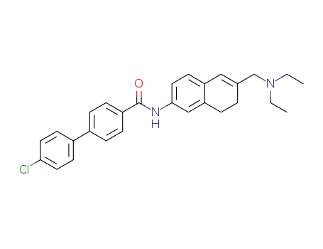 4'-chloro-N-[6-[(N,N-diethylamino)methyl]-7,8-dihydro-2-naphthalenyl][1,1'-biphenyl]-4-carboxamide