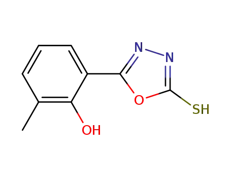 6-(5-thio-1,3,4-oxadiazol-2-yl)-2-methylphenol