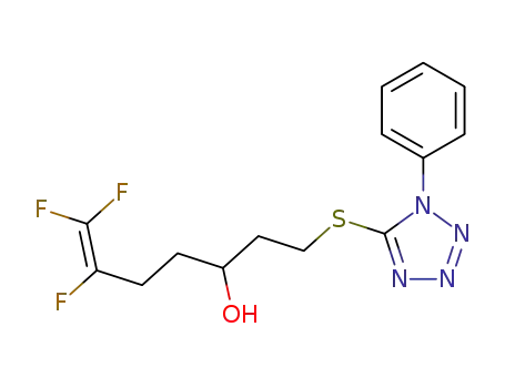6,7,7-trifluoro-1-[(1-phenyl-1H-tetrazol-5-yl)thio]-6-hepten-3-ol