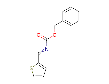 Carbamic acid, (2-thienylmethylene)-, phenylmethyl ester