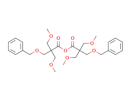 Molecular Structure of 1613034-66-4 (3-(benzyloxy)-2,2-bis(methoxymethyl)propanoic anhydride)