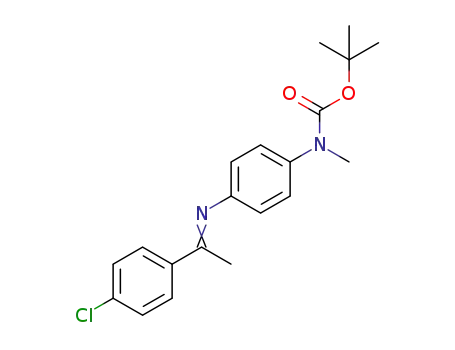 N-[1-(4-chlorophenyl)ethylidene]-4-(N'-Boc-N'-methylamino)aniline