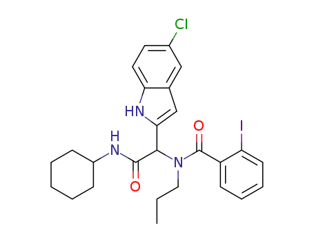 C<sub>26</sub>H<sub>29</sub>ClIN<sub>3</sub>O<sub>2</sub>