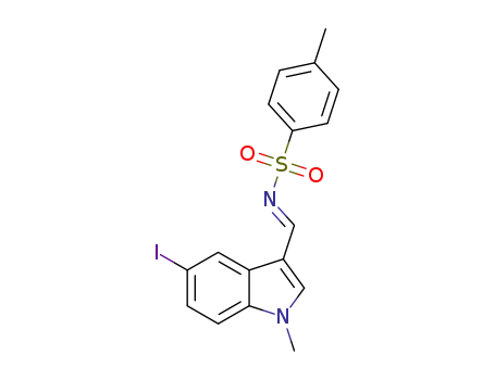 (E)-N-((5-iodo-1-methyl-1H-indol-3-yl)methylene)-4-methylbenzenesulfonamide