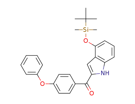 (4-(tert-butyldimethylsilyloxy)-1H-indol-2-yl)(4-phenoxyphenyl)methanone