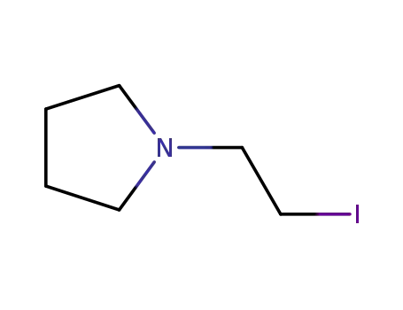 Molecular Structure of 918642-53-2 (1-(2-iodoethyl)Pyrrolidine)
